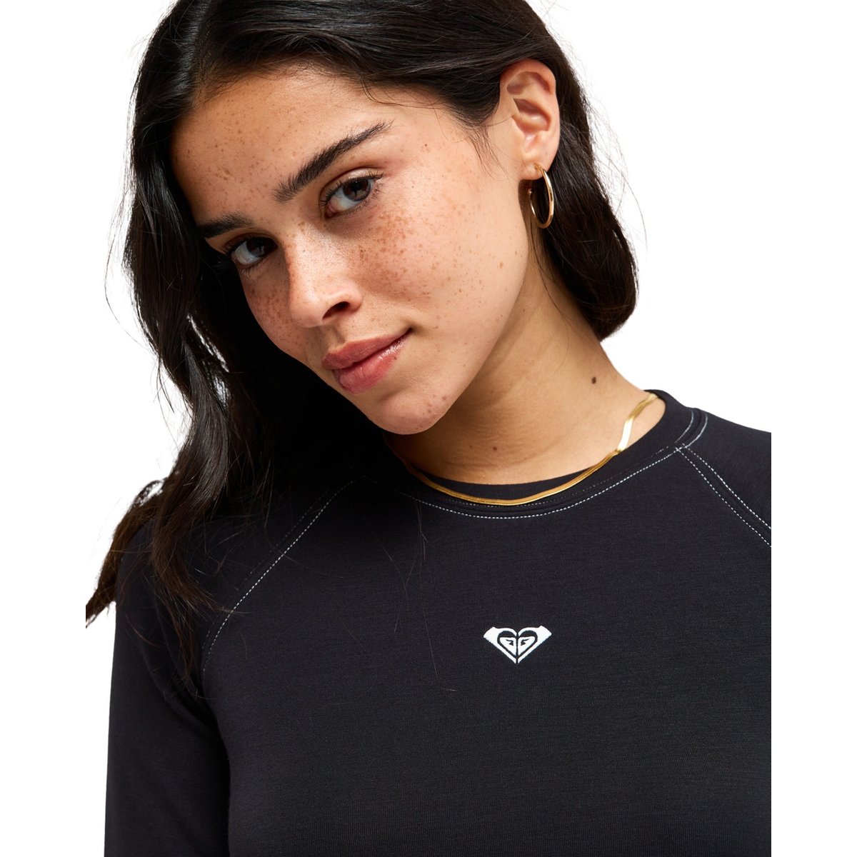 Robe manches longues STARLIGHT SPIRIT. noir anthracite, ROXY