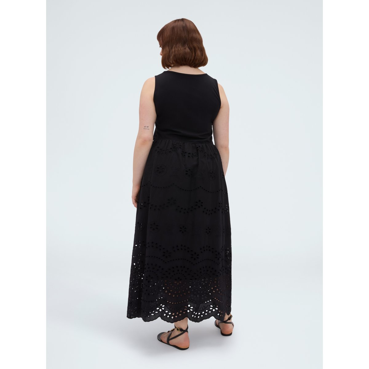 Robe longue coupe empire noir, FIORELLA RUBINO