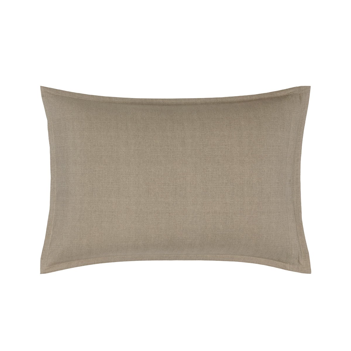 Taie d'oreiller en satin de coton beige, MODERNIST a motif, BOSS HOME