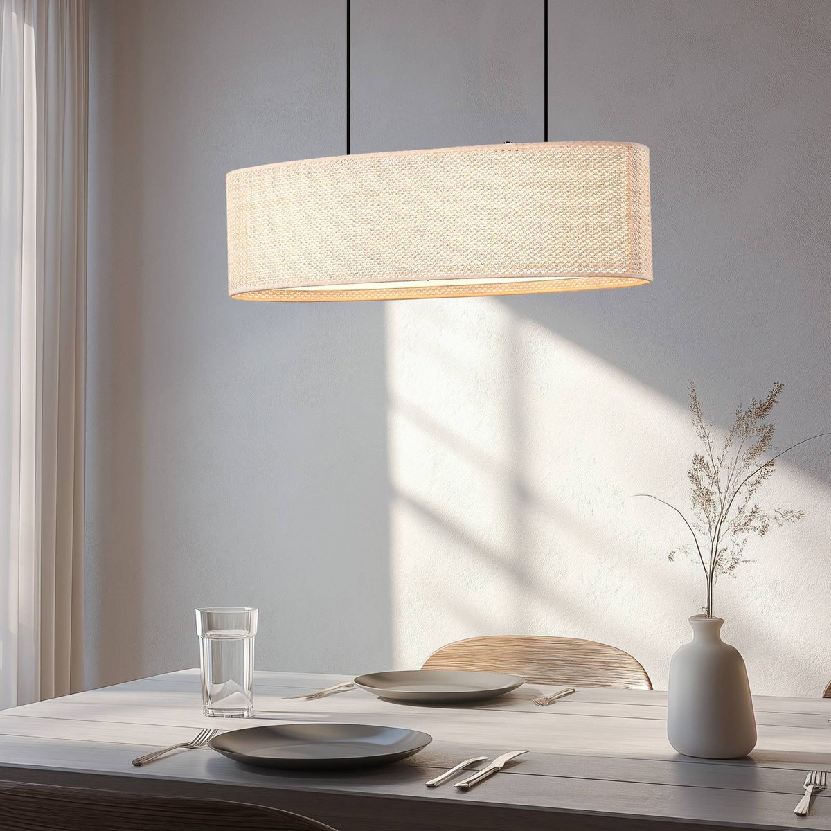 Suspension  traditionnelle, Soula beige, LINDBY