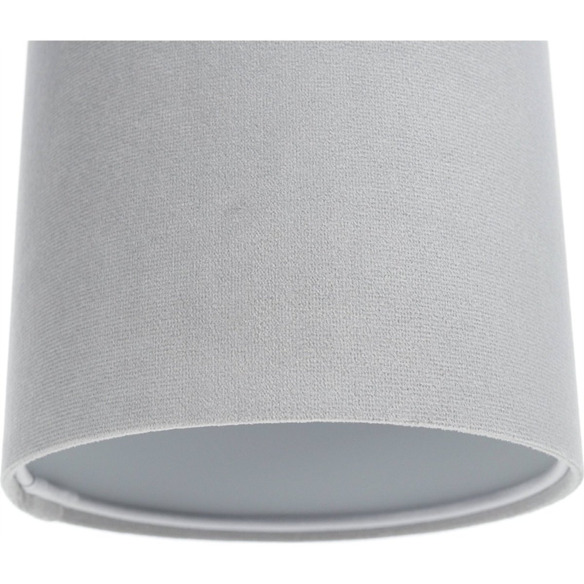 Suspension ronde en fibre naturelle Jasmin bebe gris chanvre avec bas beige crème, BPS KONCEPT