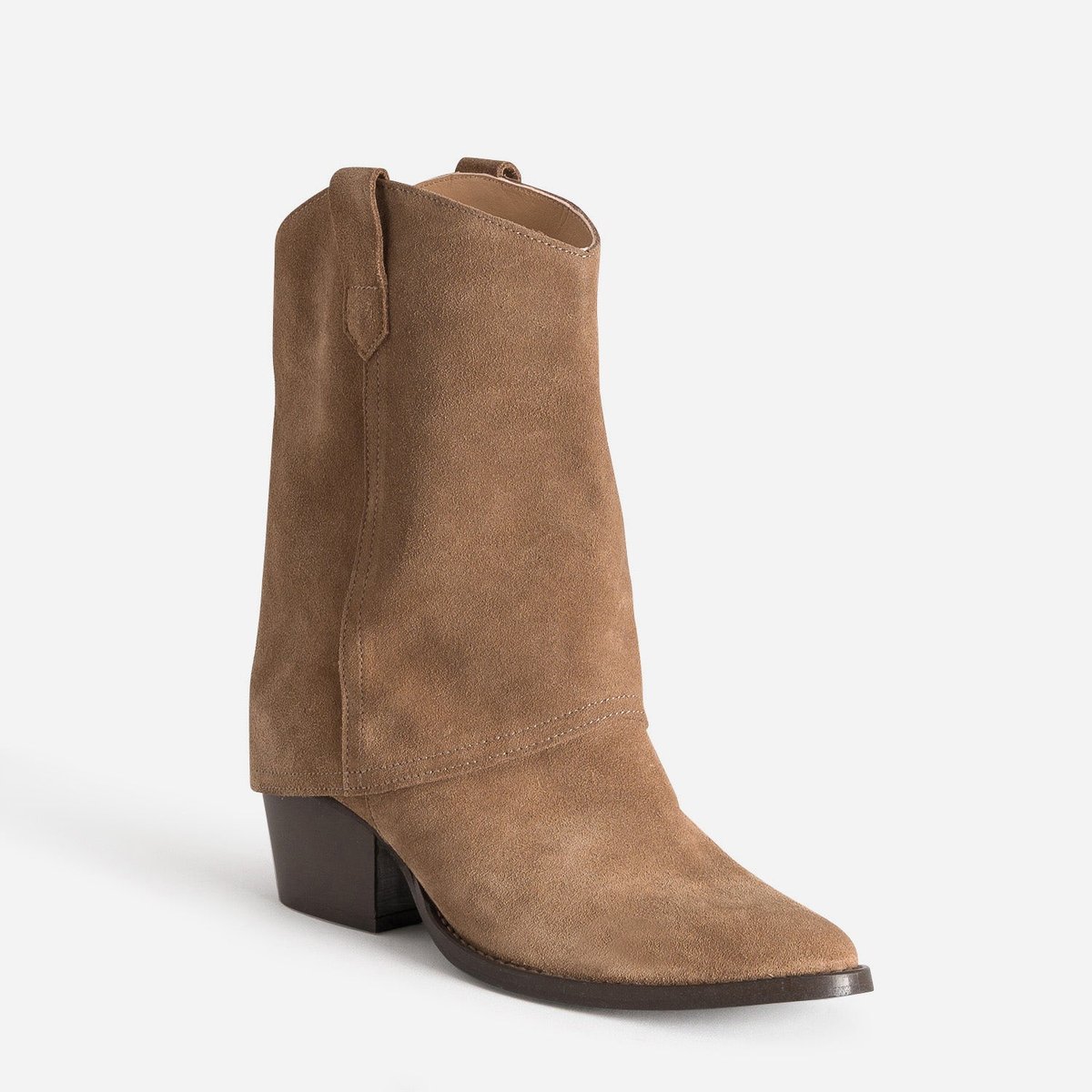 Botte À Talon en cuir TAKIBA taupe, ERAM