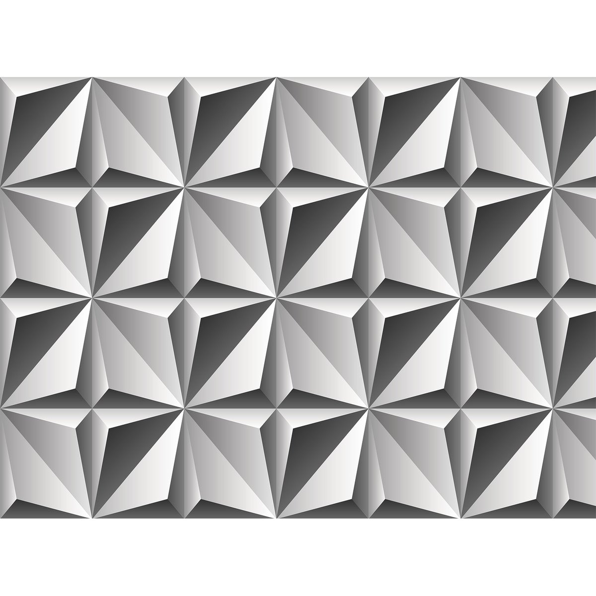 Papier peint metal 3d intissé, HEXOA