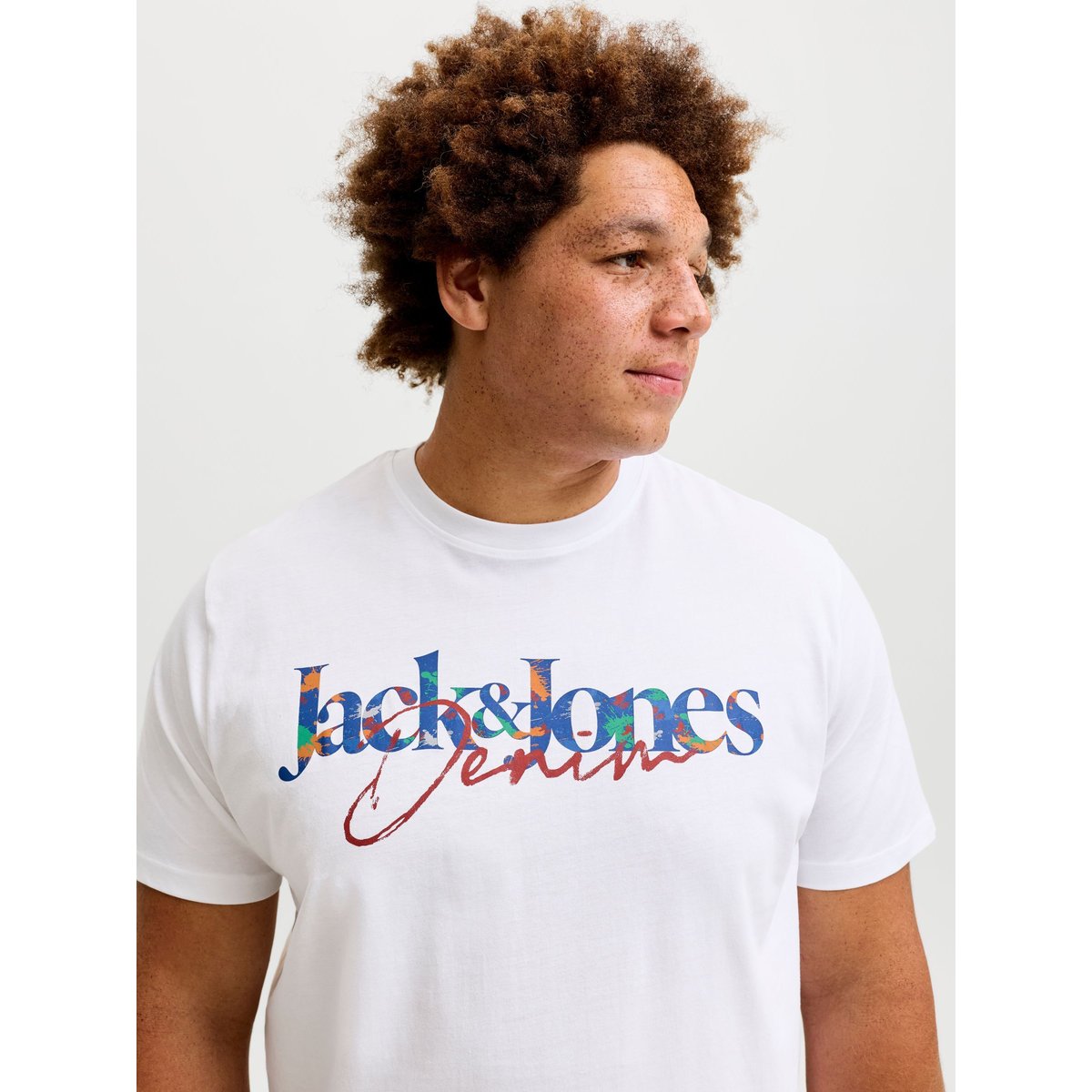T-Shirt bright white, JACK & JONES