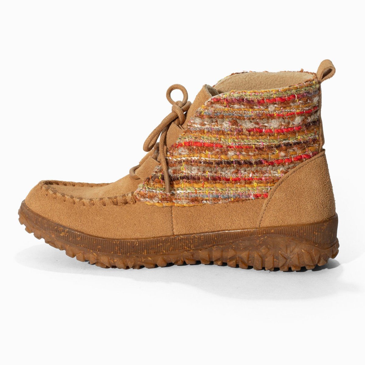 Bottes en cuir Tealey cannelle, MINNETONKA