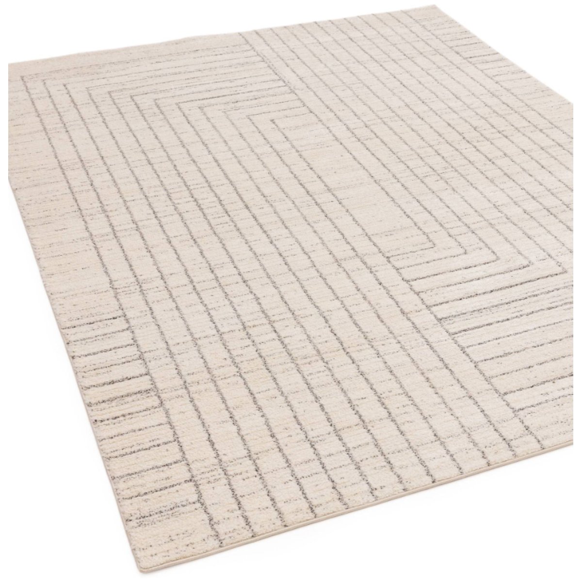 Tapis tissé plat moderne BERGEN gris, NOVATREND