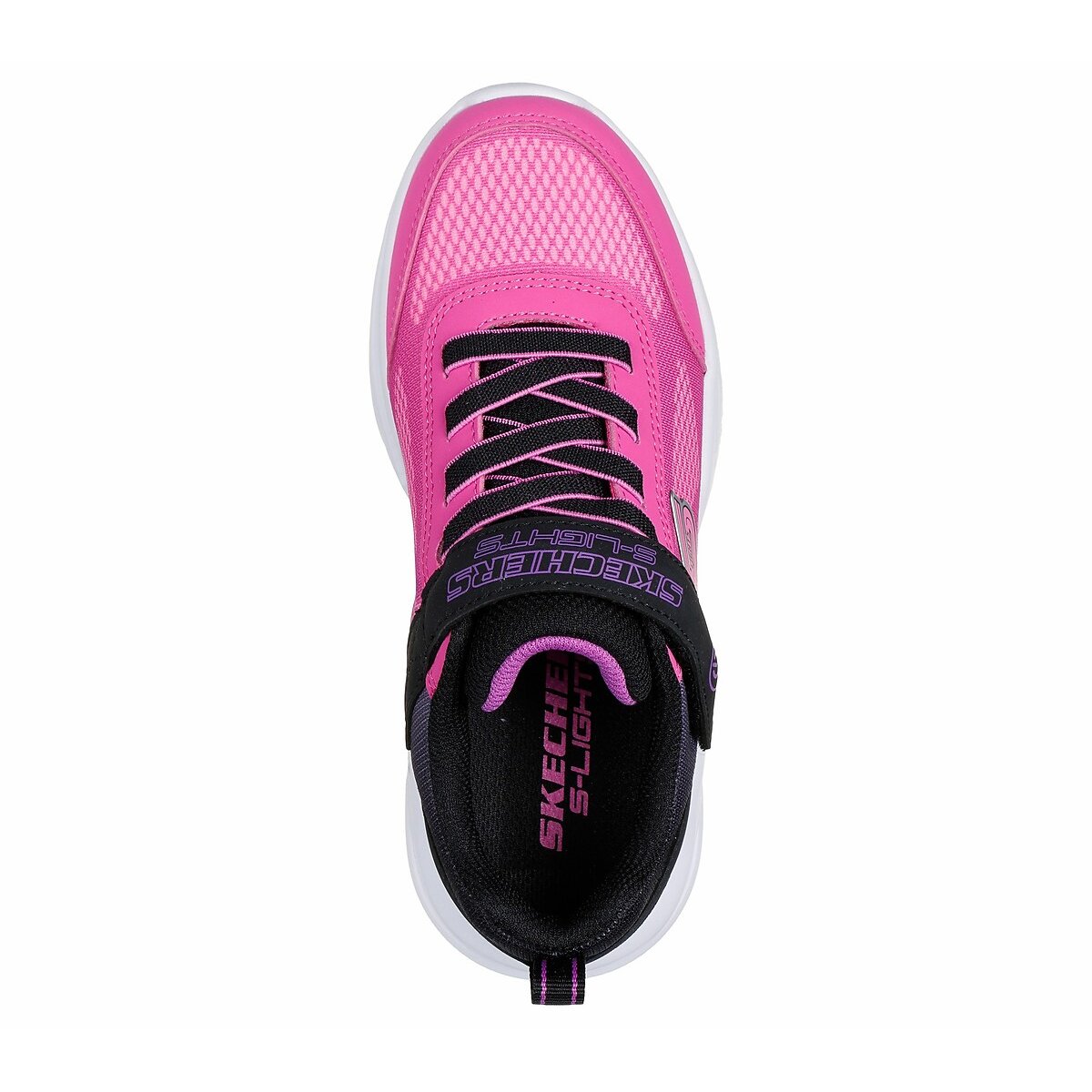 Basket lumineuse SOLA GLOW - OMBRE DELUXE rose/noir, SKECHERS