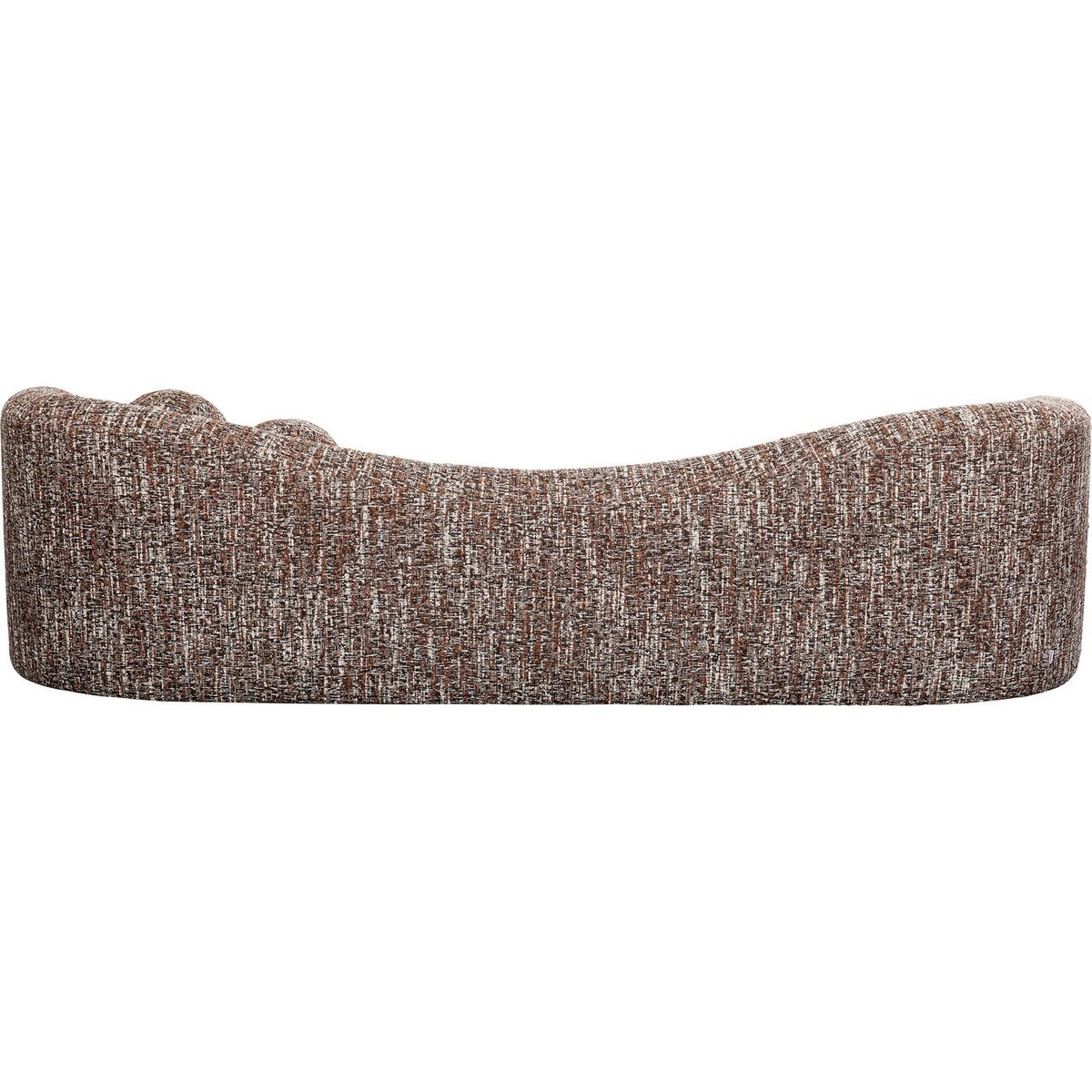 Canapé en polyester bouclé mélangé, LIVIA MELANGE marron, KARE DESIGN