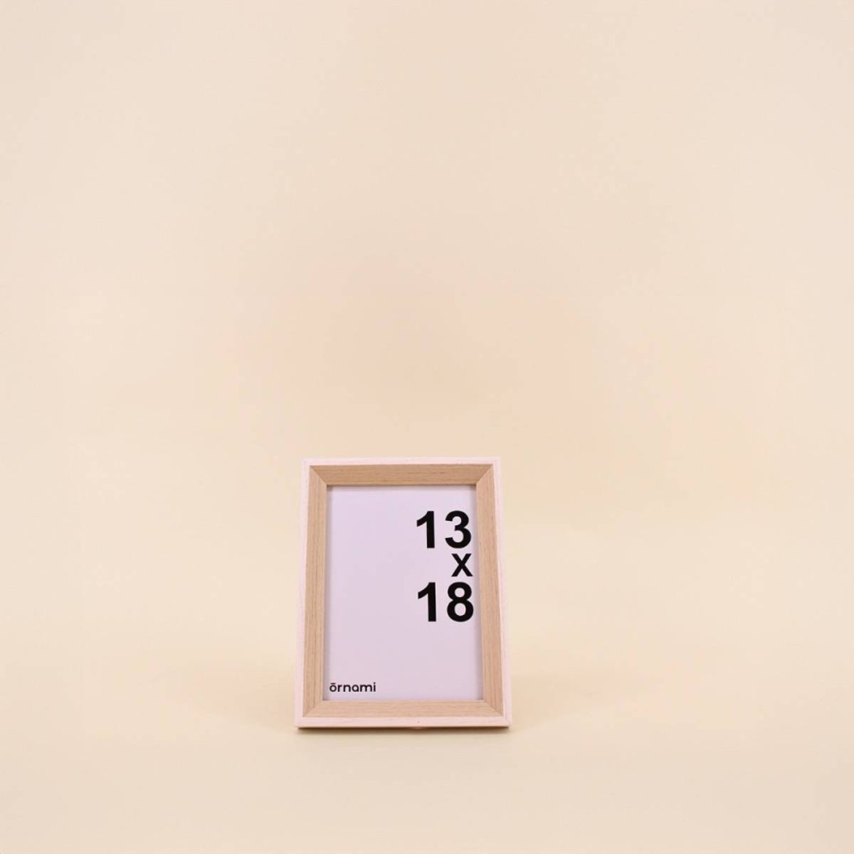 Cadre photo et naturel 13x18cm blanc, ORNAMI