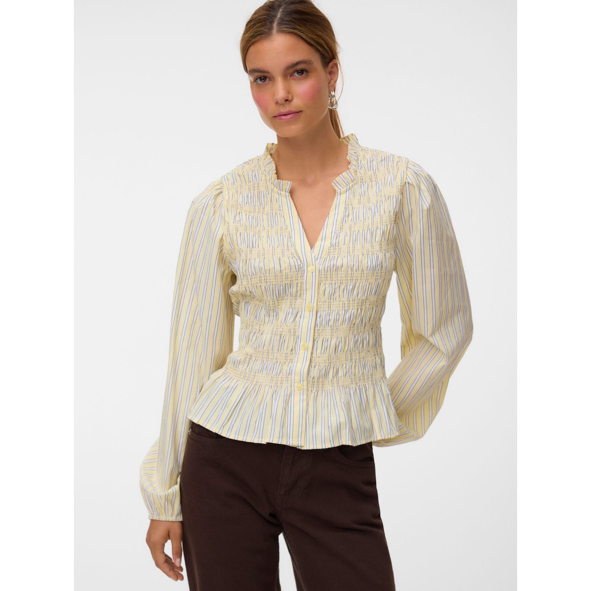Chemise pale banana, VERO MODA