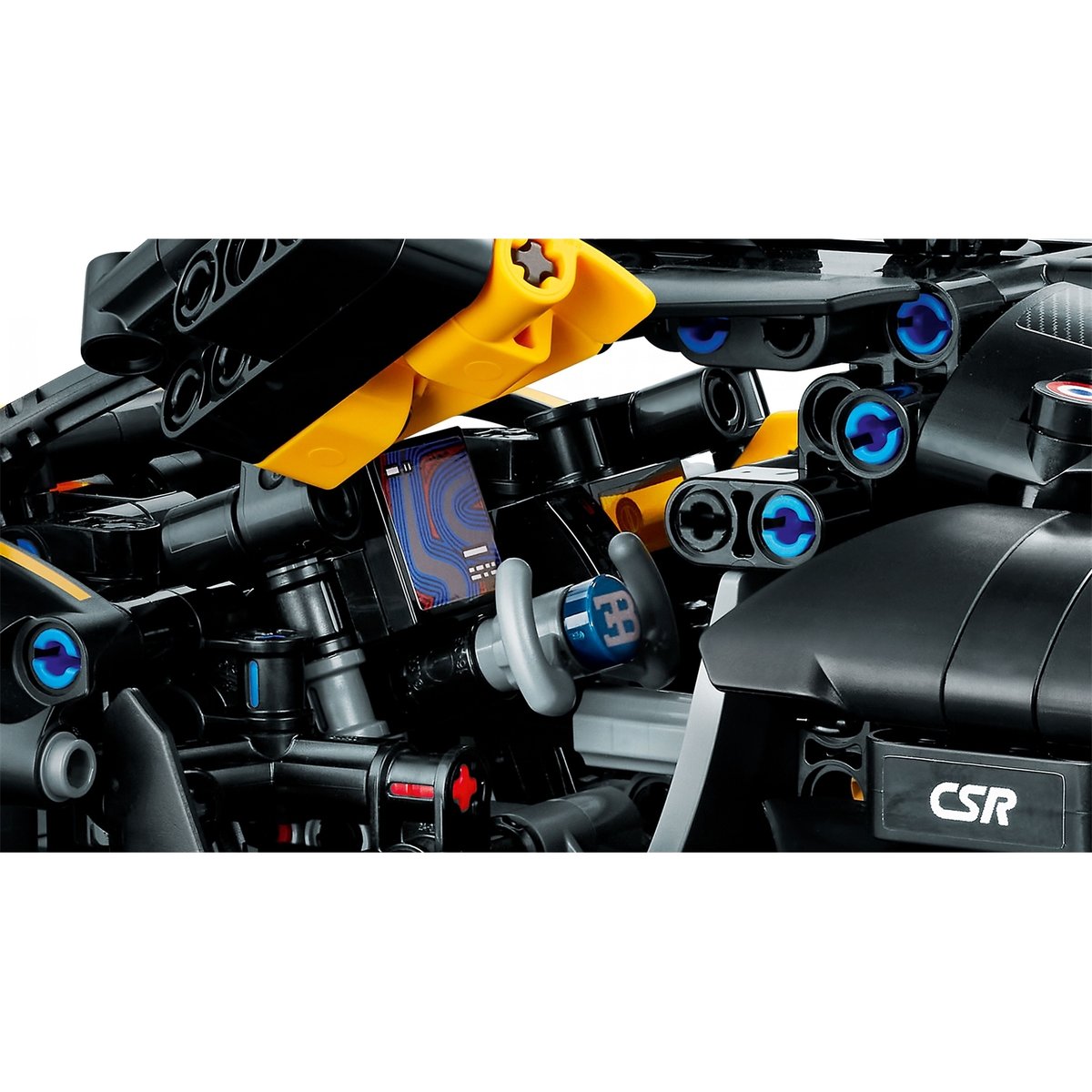 LEGO Technic - Modèle de voiture de course Bugatti 42151 jaune et noir, LEGO