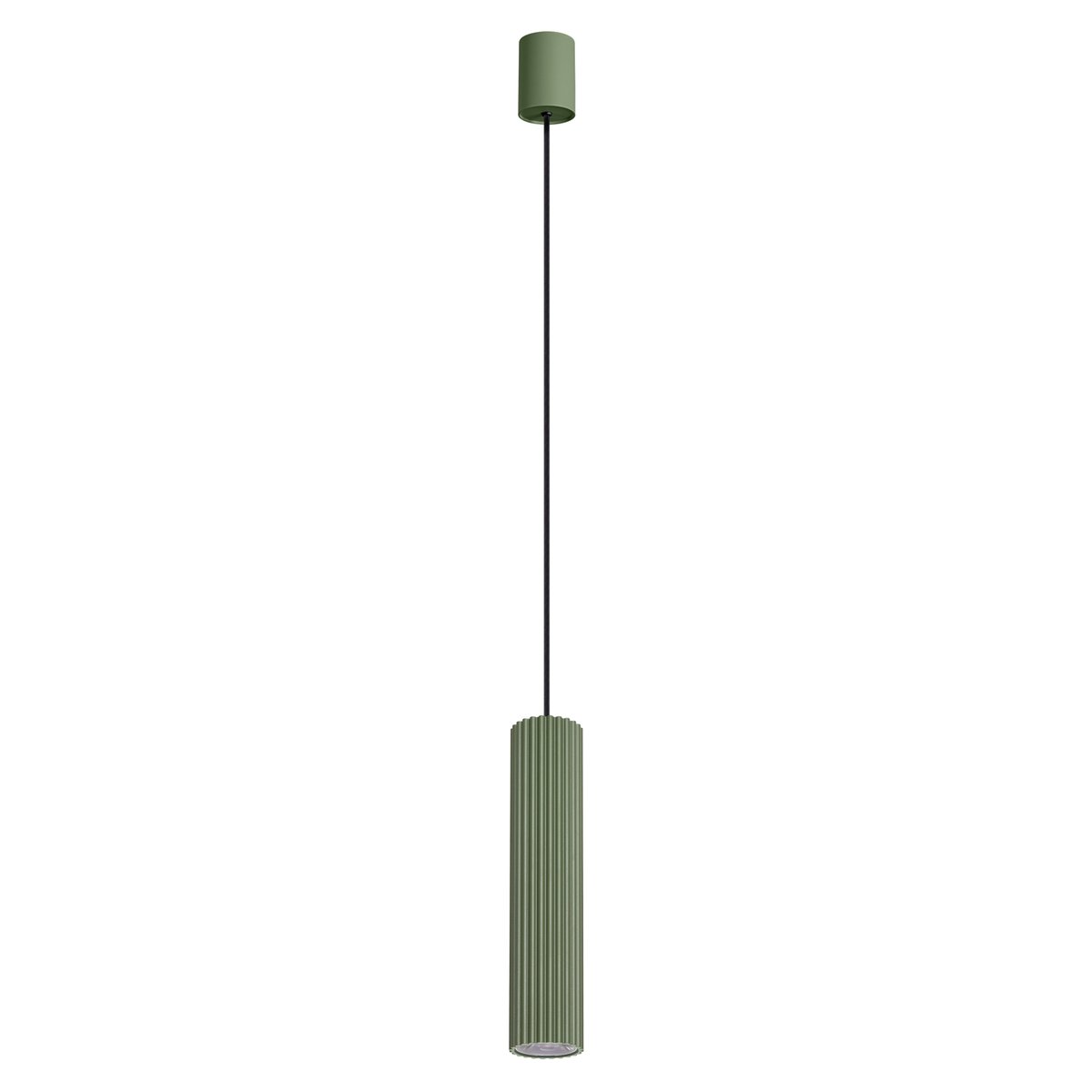 Suspension Aluminium Vert Olive LED 1 Ivar vert olive, EDEN