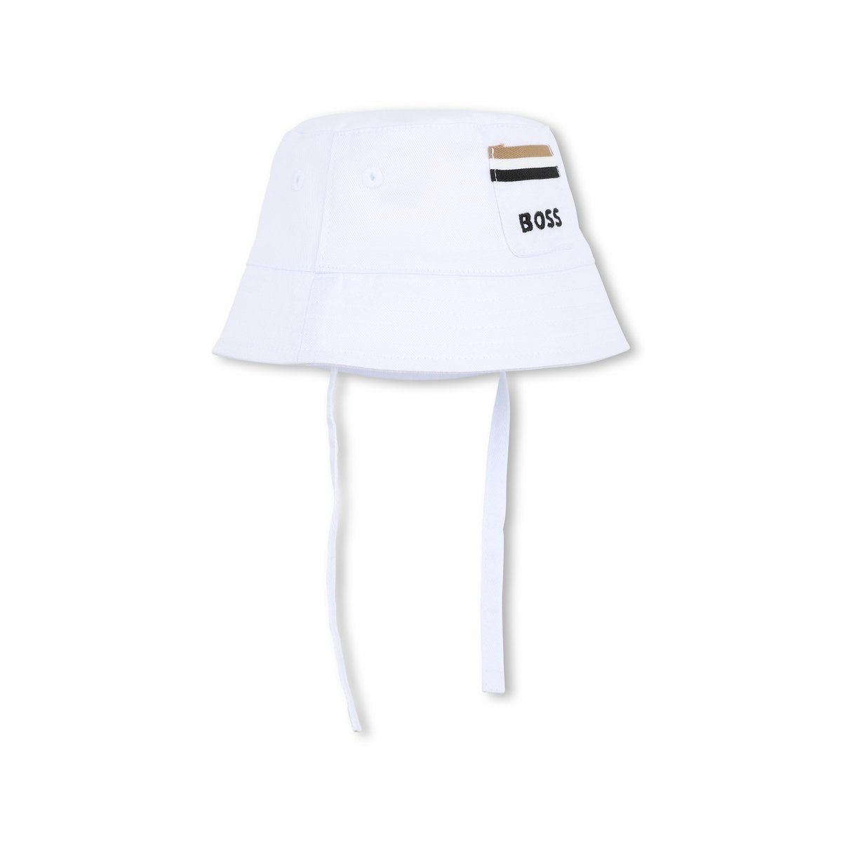 Bob avec attaches blanc, BOSS KIDSWEAR