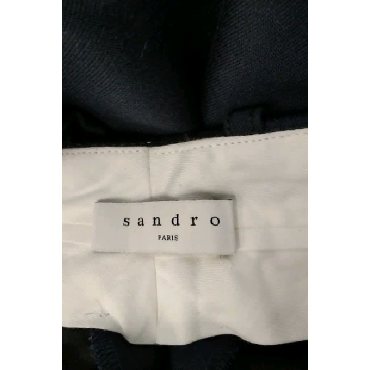 Pantalon droit - Très Bon État marine, SANDRO
