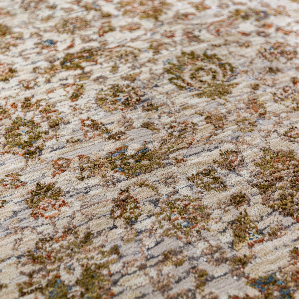 Tapis vintage de couloir ZETTA vert, FLAIR RUGS
