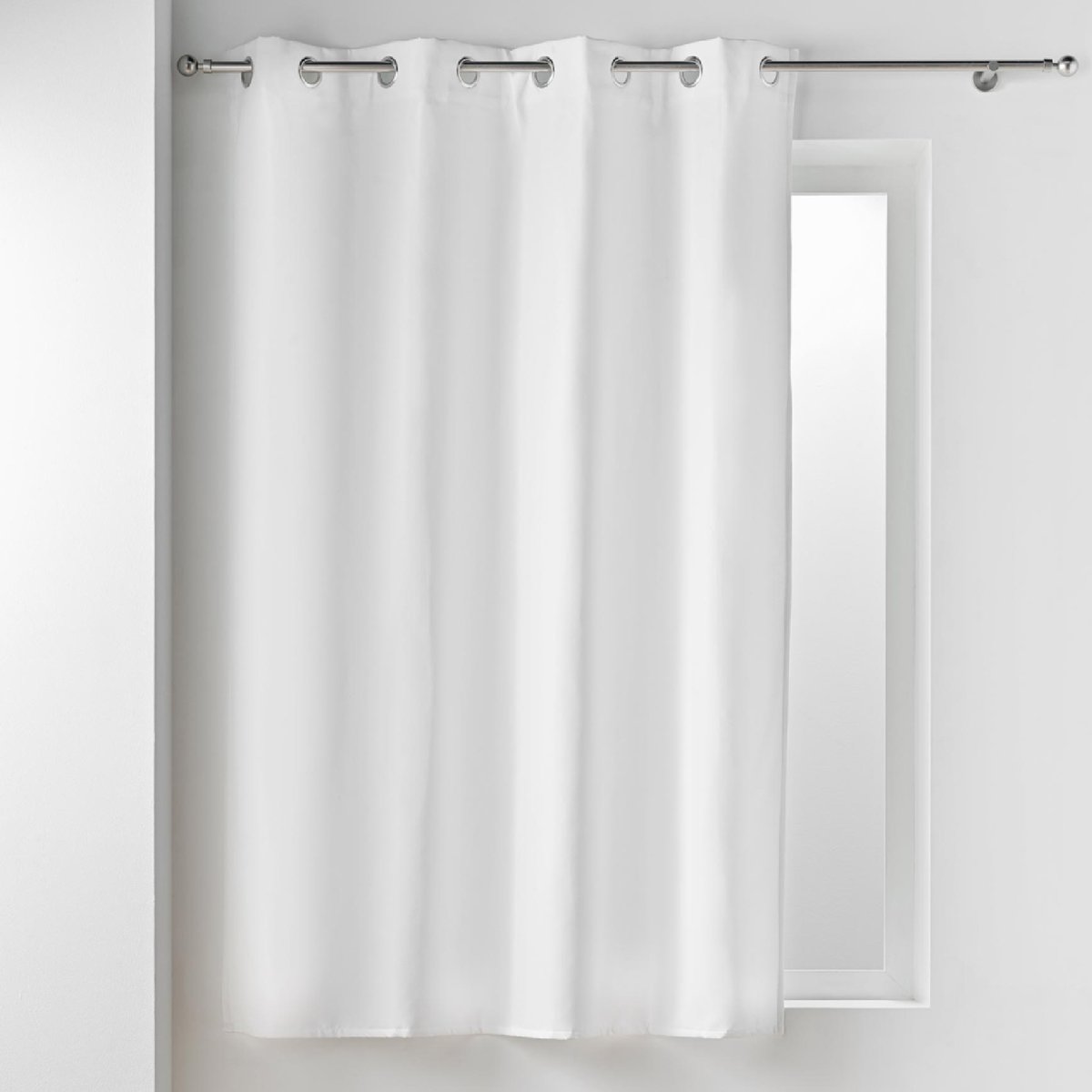 Rideau à Oeillets Isolant Blanc blanc, DOUCEUR D'INTÉRIEUR