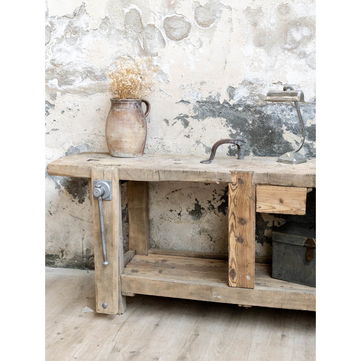 Etabli en bois Fernand N°464 - Bon état bois clair, DEBONGOUT