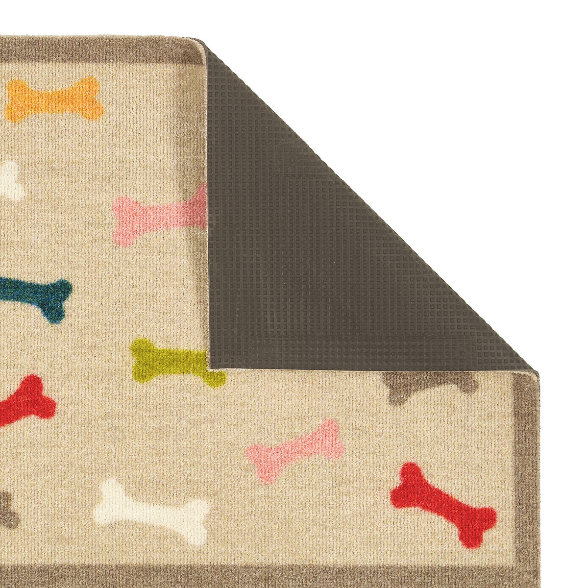 Multi Bones Stain Resistant Pet Runner Mat 50x150cm multi-coloured, HOWLER & SCRATCH
