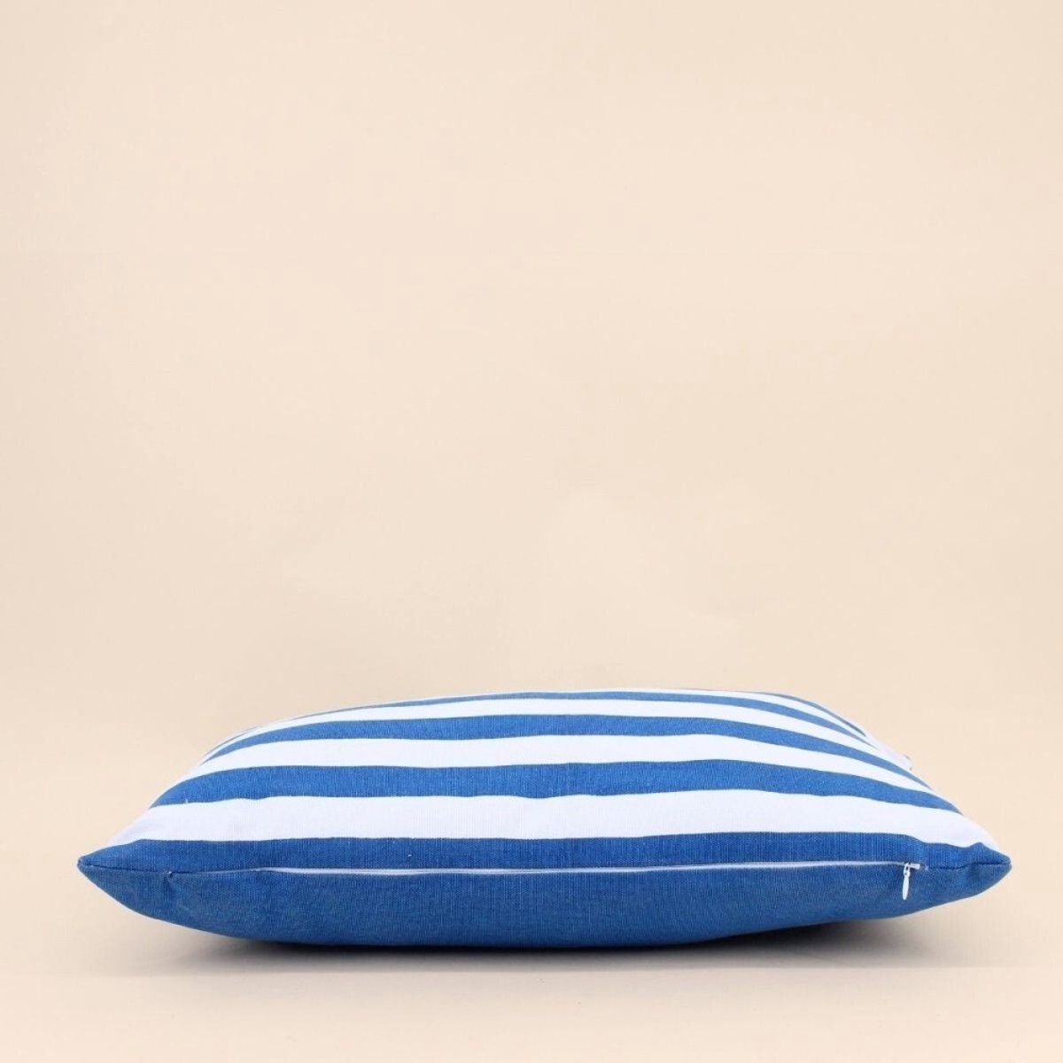 Coussin rayé 30x50cm bleu, ORNAMI