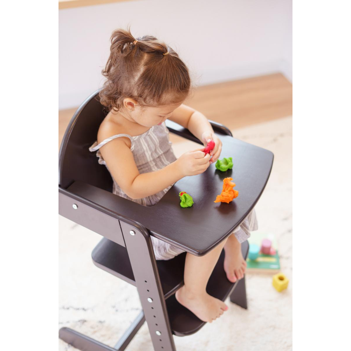 Chaise haute FILOU UP noir, GEUTHER