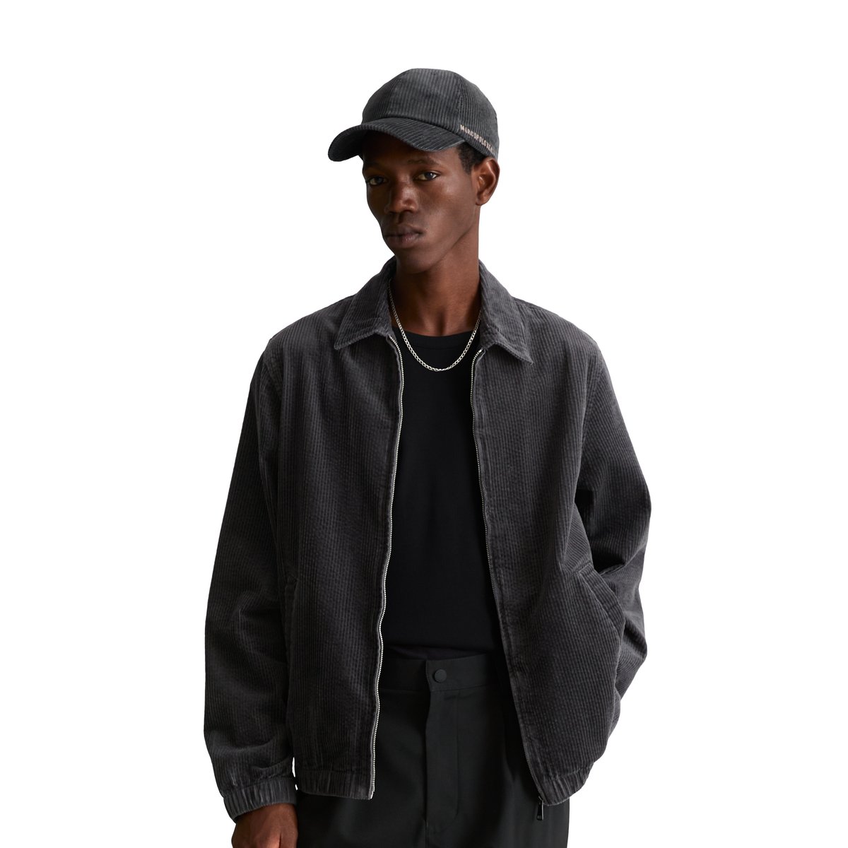 Surchemise en velours côtelé, coupe classique en coton biologique gris, MARC O’POLO DENIM