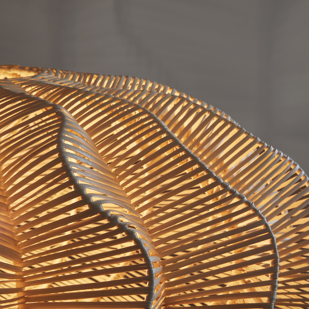 Hängeleuchte aus geflochtenem Rattan, Awan natur, AM.PM