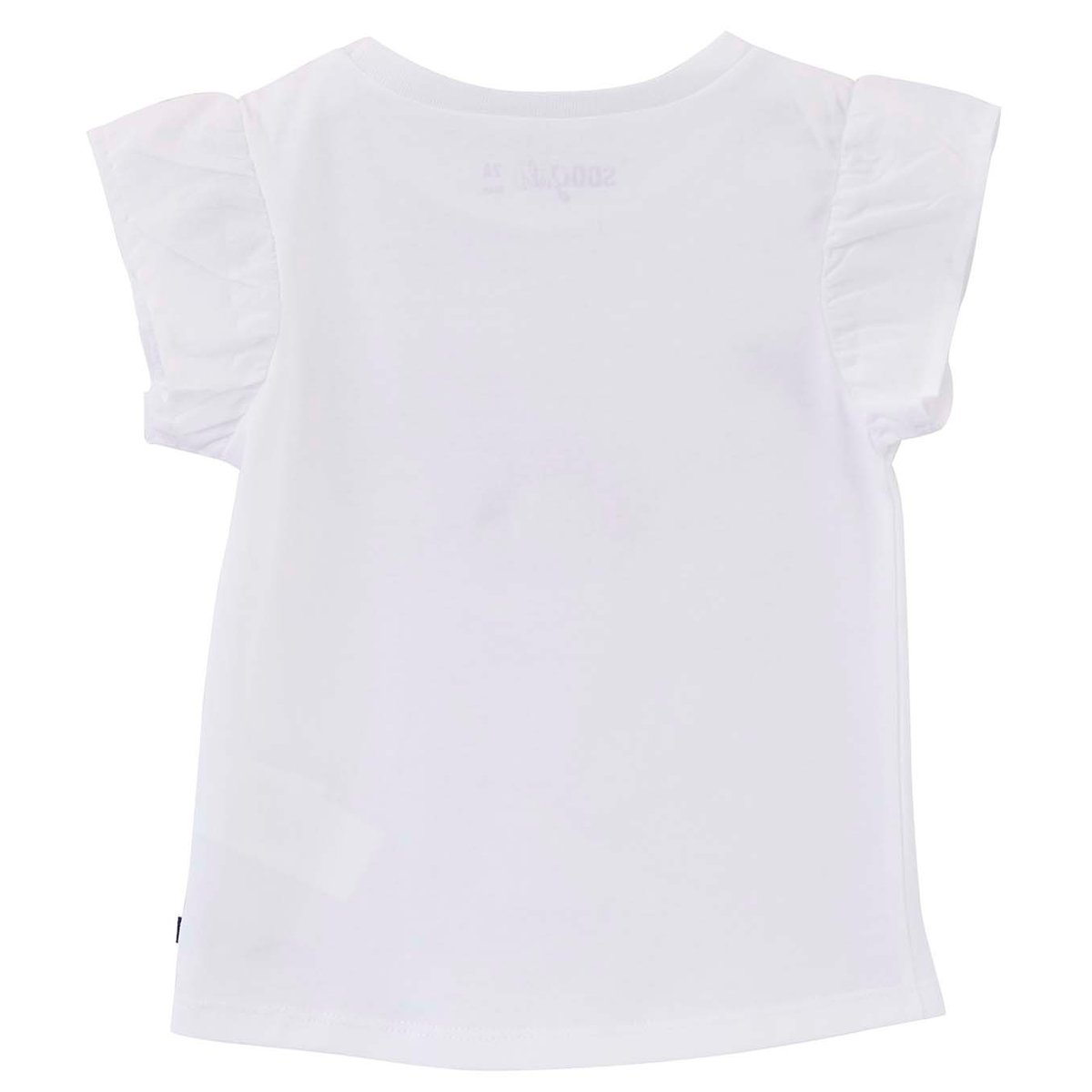 Tee shirt cameli blanc, SUCRE D'ORGE