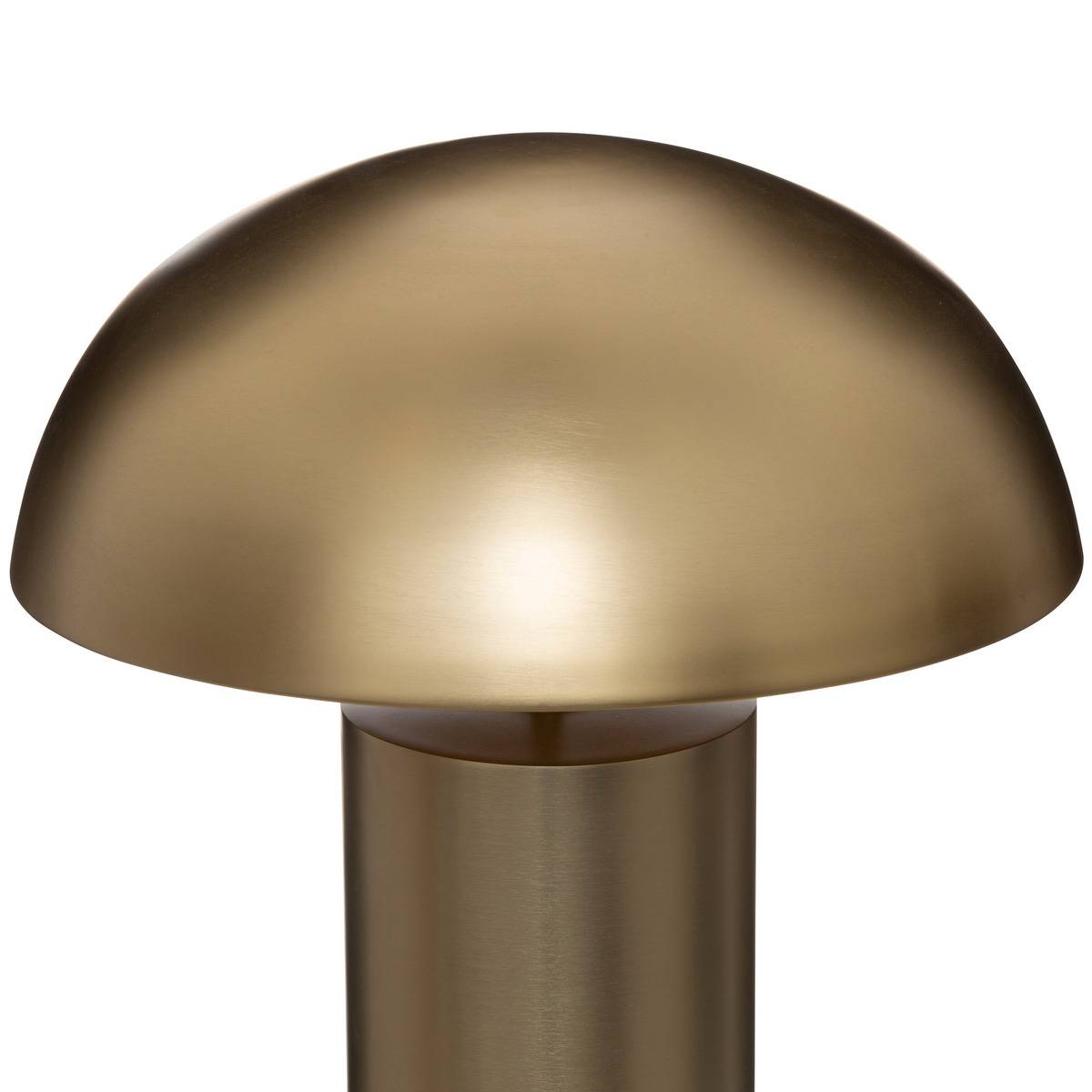 Lampadaire droit champignon en métal laiton ULYSE doré laiton, ATMOSPHERA