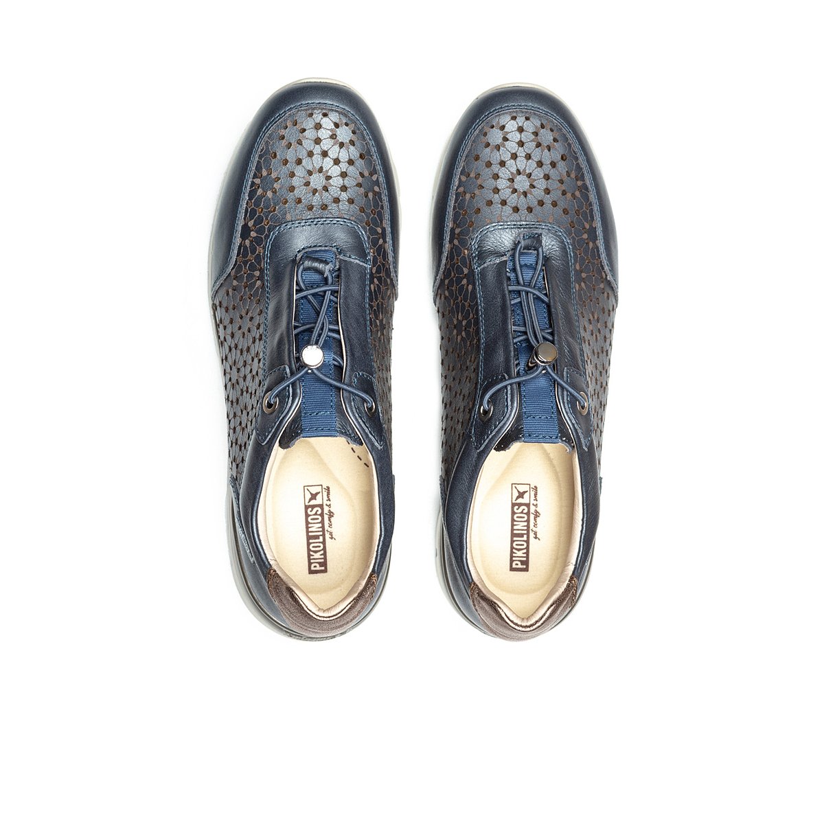 Baskets cuir Cantabria blue, PIKOLINOS