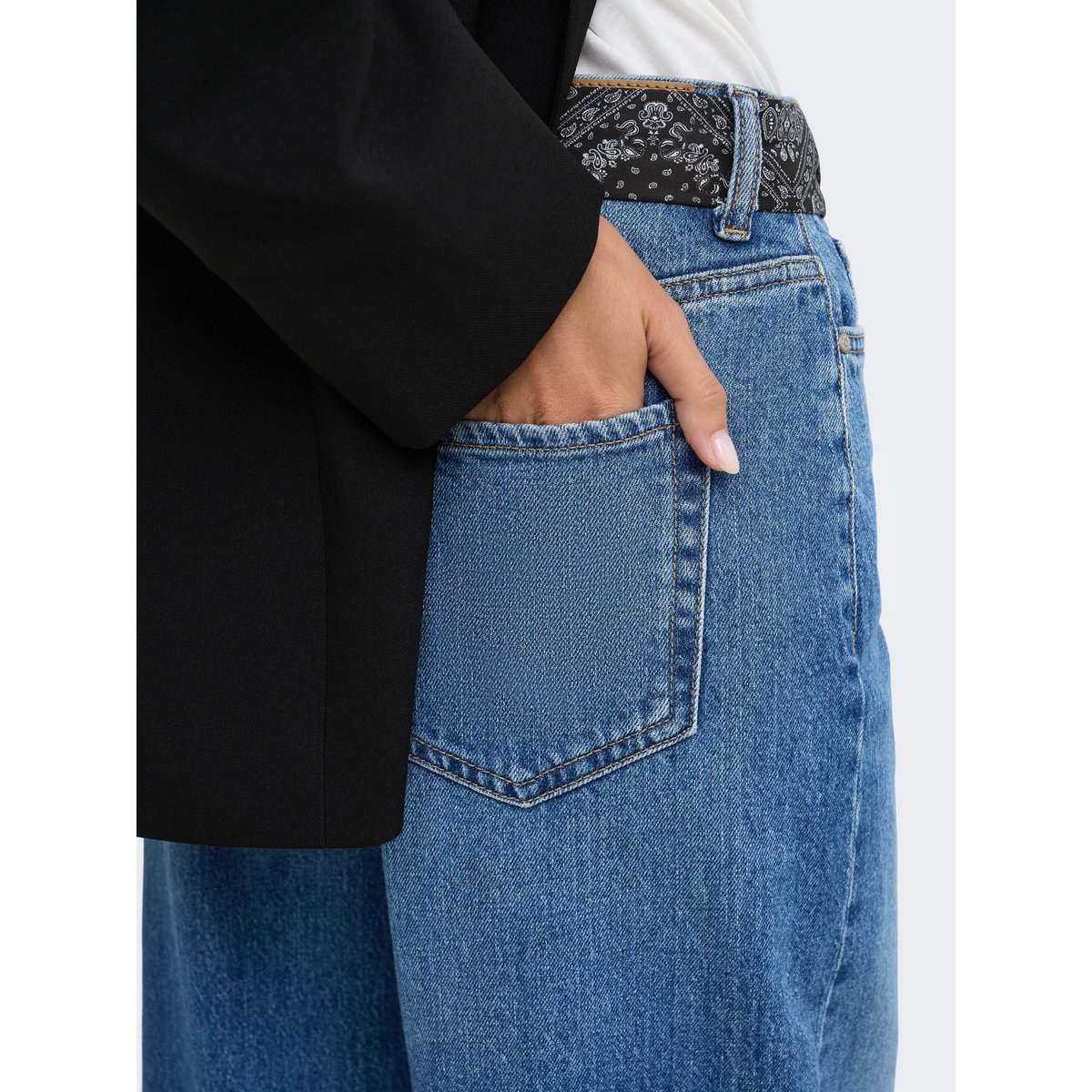 Jean À Jambe Large medium blue denim 1, JDY