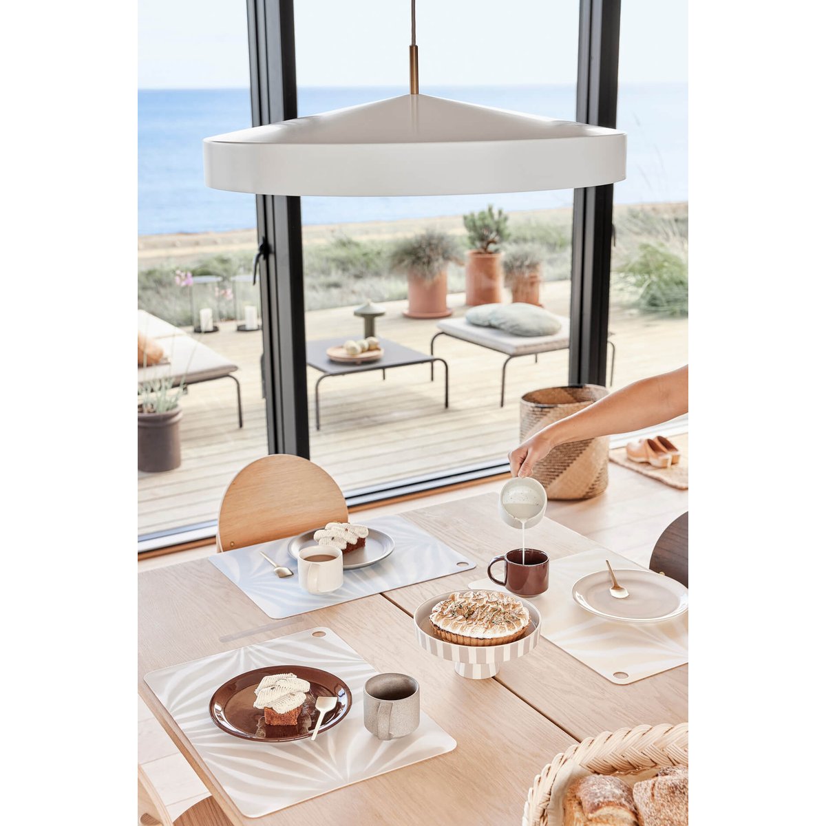 Lot de 2 sets de table en silicone LIVING jaune, OYOY LIVING DESIGN
