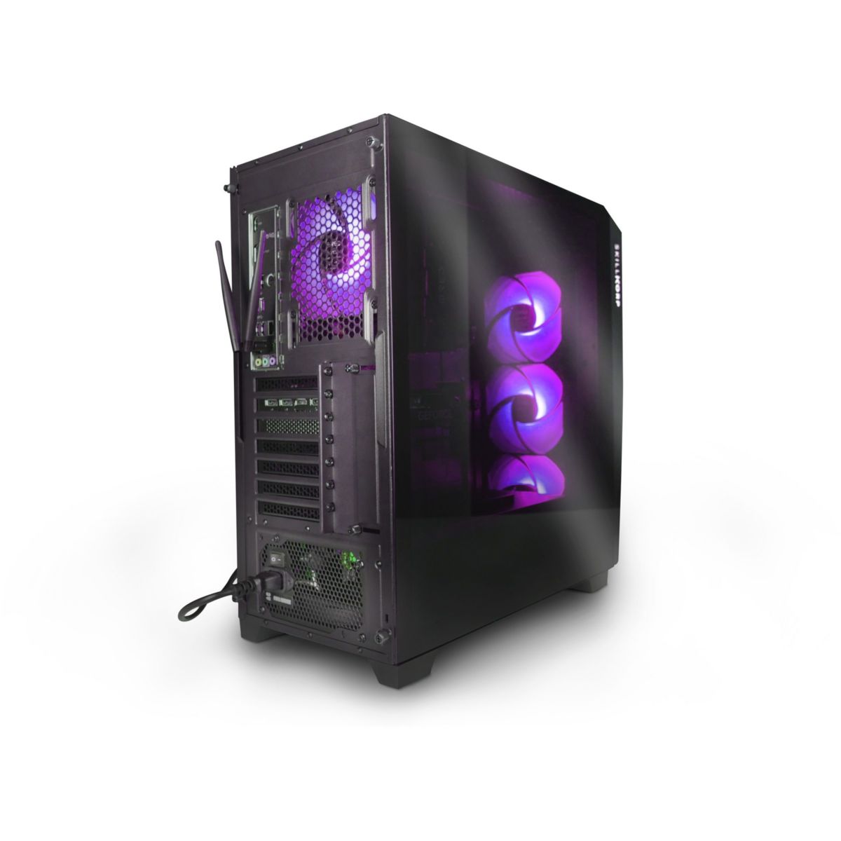 PC Gamer SK03 - AMD Ryzen 7 5700X - NVIDIA GeForce RTX 5070 - 32 Go RAM DDR4 - SSD 512 Go couleur unique, SKILLKORP