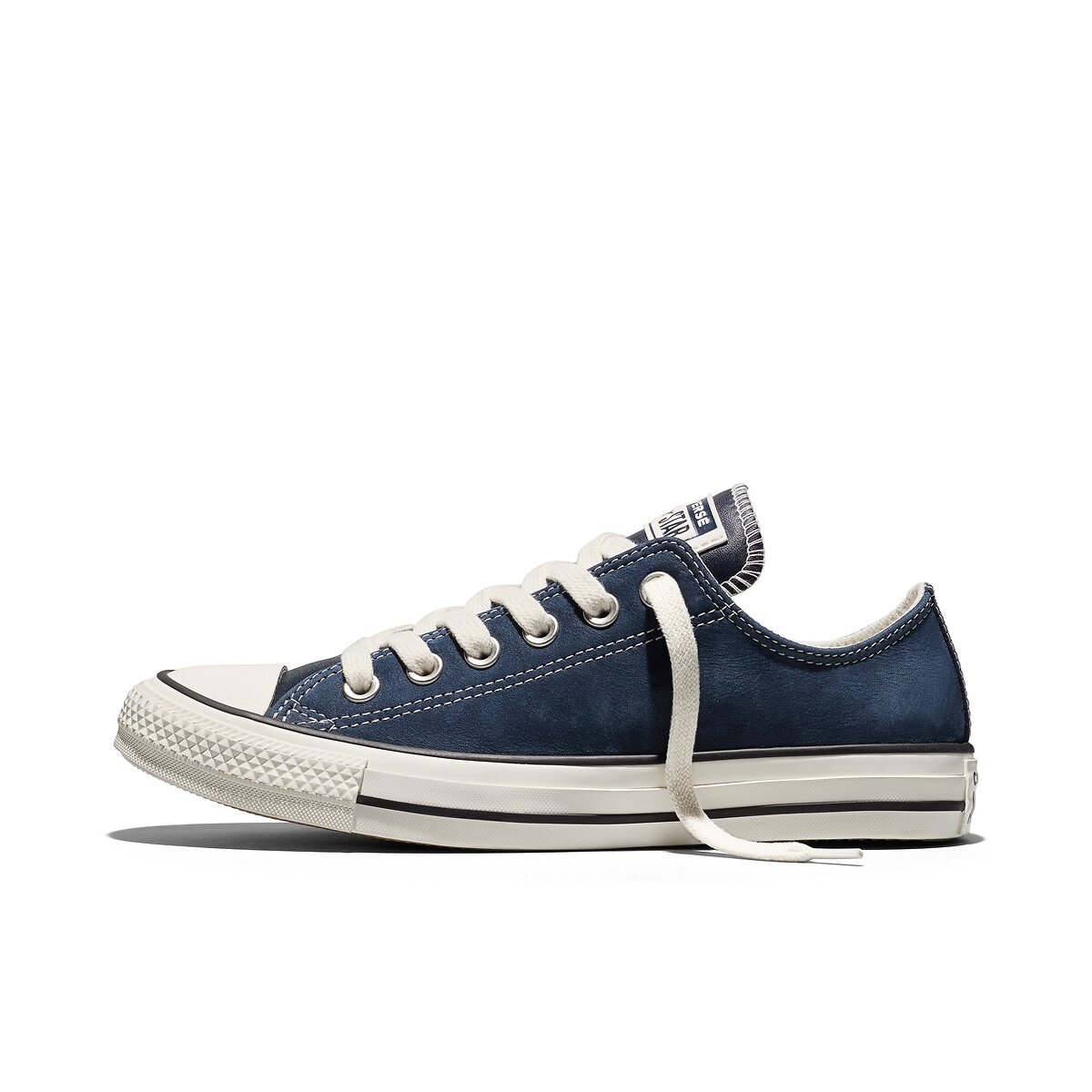 Baskets CHUCK TAYLOR ALL STAR OX ELEVATED LEATHER bleu marine, CONVERSE