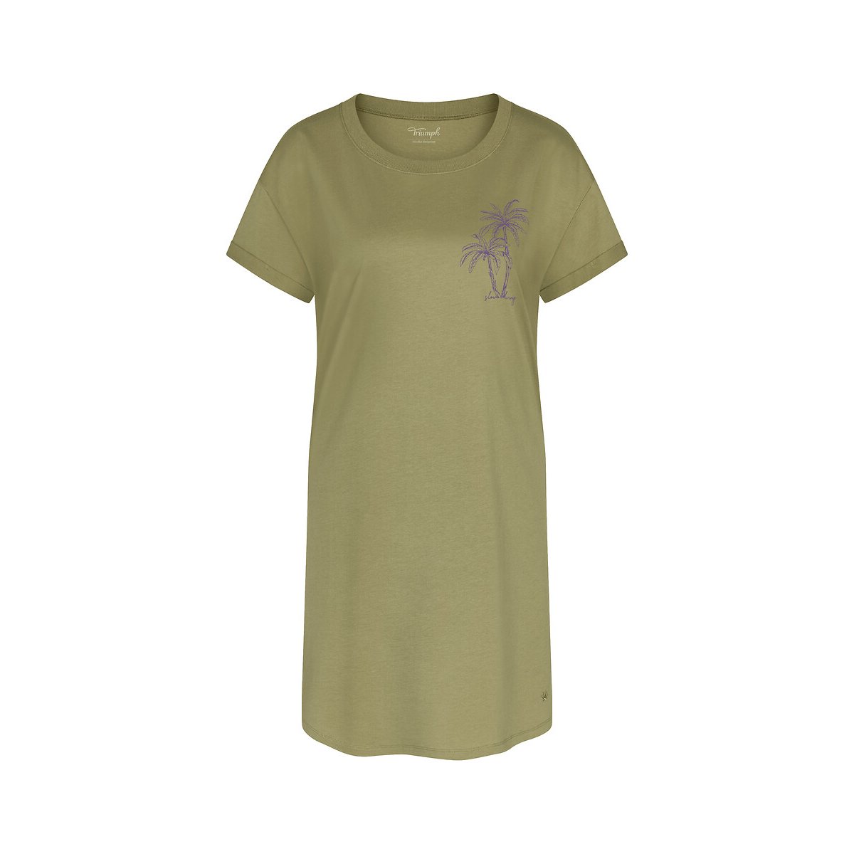 Chemise de nuit manches courtes NIGHTDRESSES olive, TRIUMPH