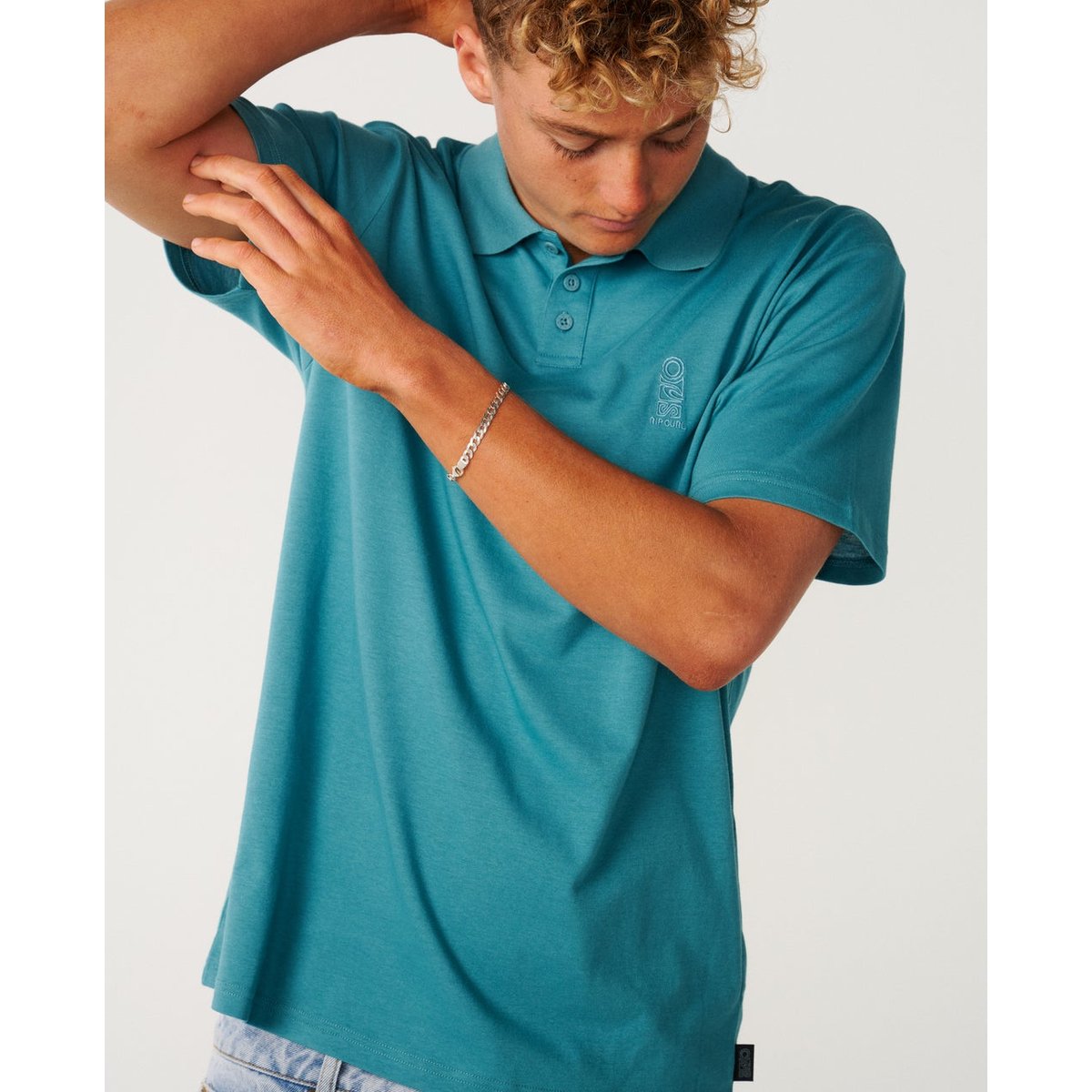 Polo SEARCH SERIES VAPORCOOL dusty jade, RIP CURL