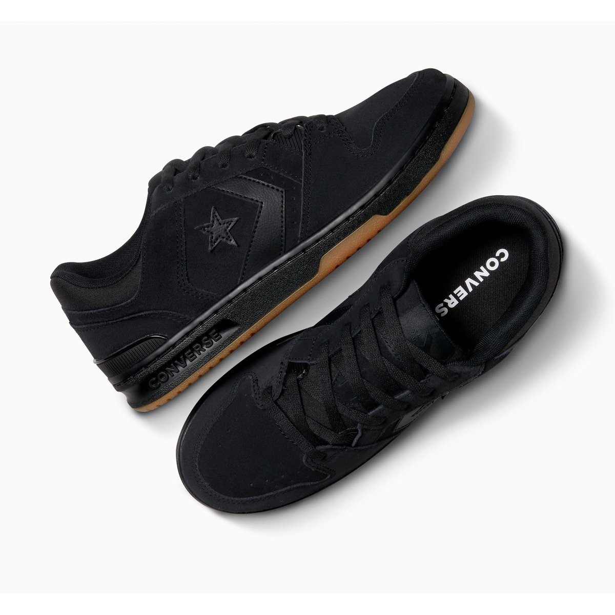 Baskets Converse CL98 noir/noir/marron gomme, CONVERSE