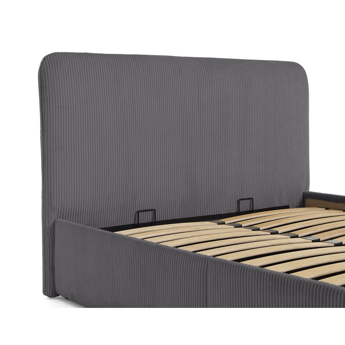 Lit coffre - GOYAVE gris anthracite, BEST MOBILIER