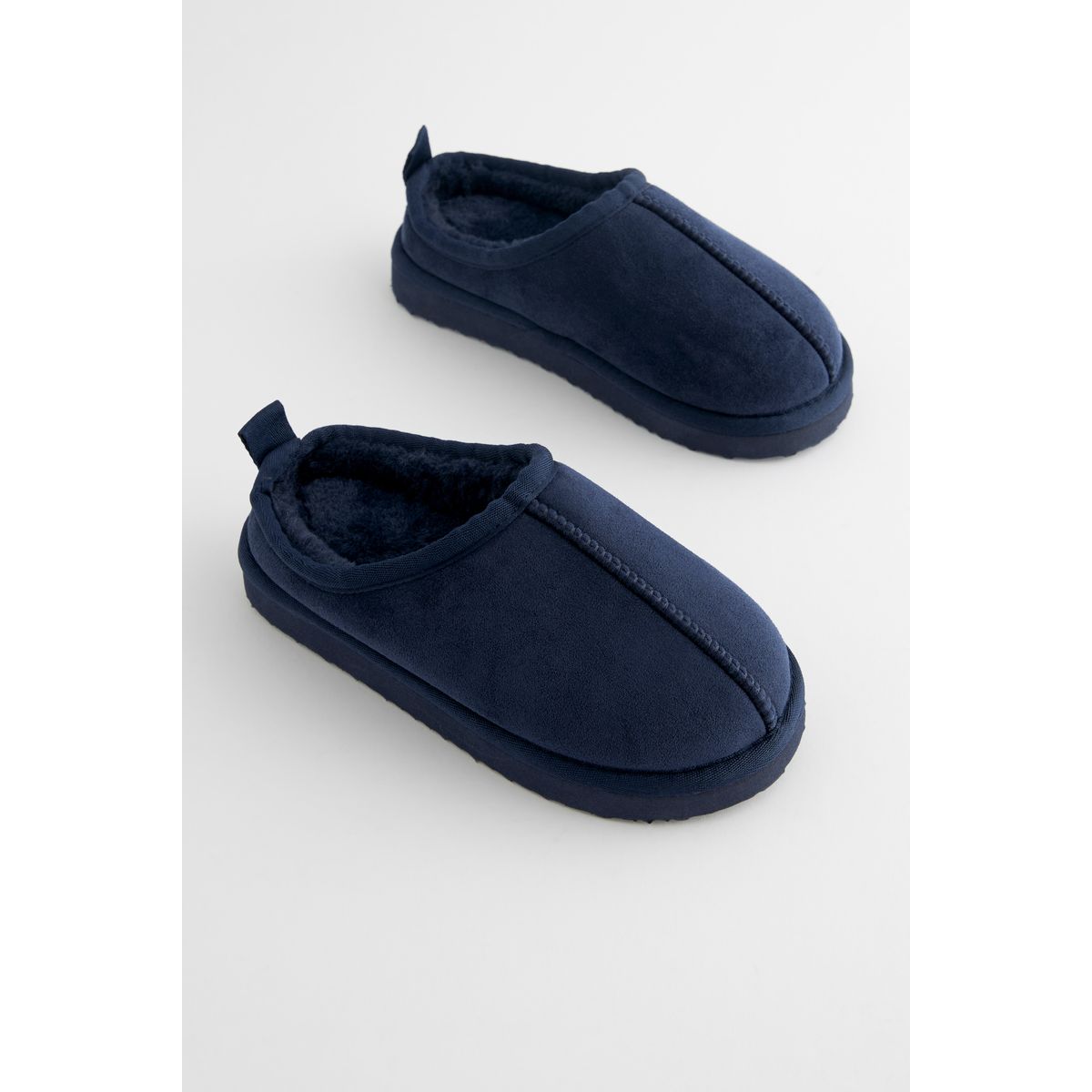 Chaussons mules douillets à enfiler bleu marine, NEXT