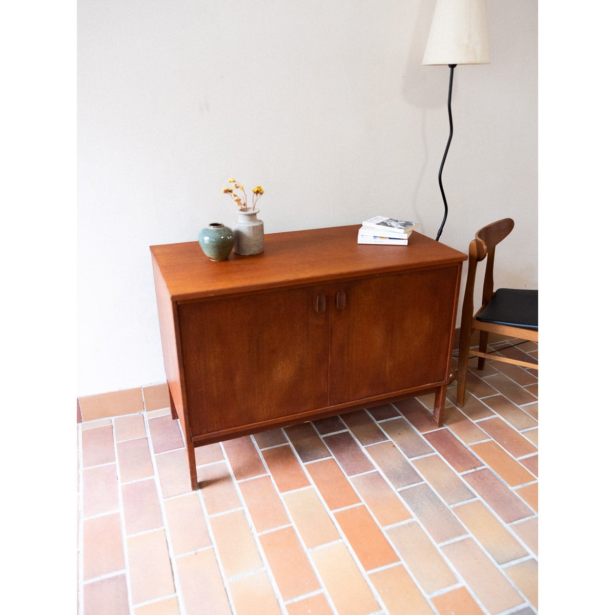 Buffet scandinave en bois Gustave N°1620 - Bon état marron, DEBONGOUT