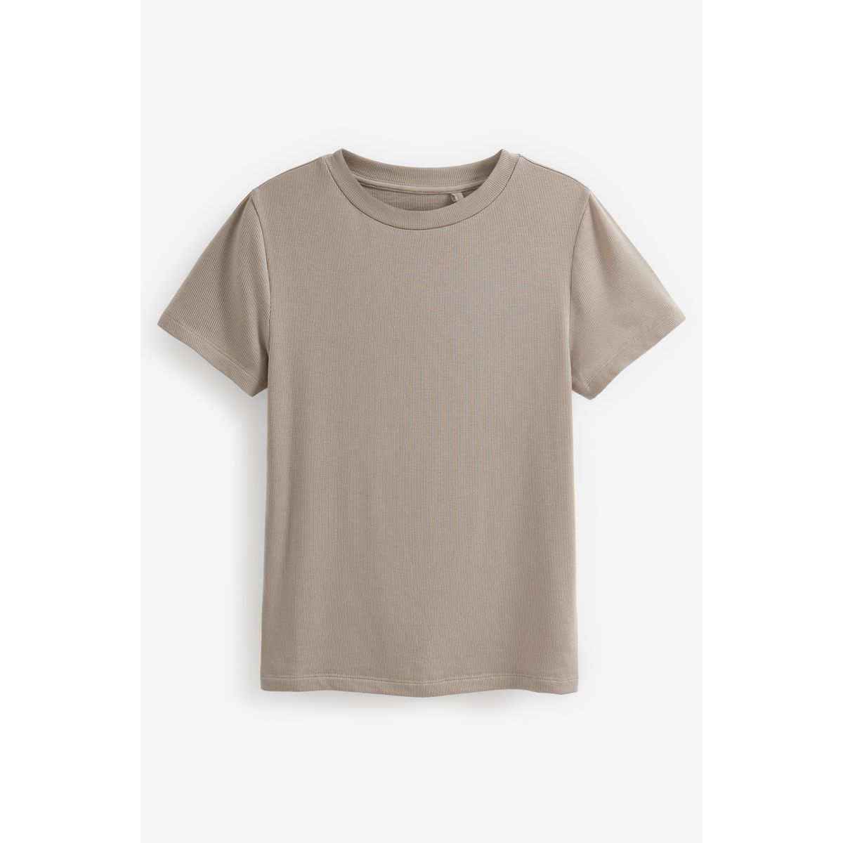 T-shirt côtelé à manches courtes grey, NEXT
