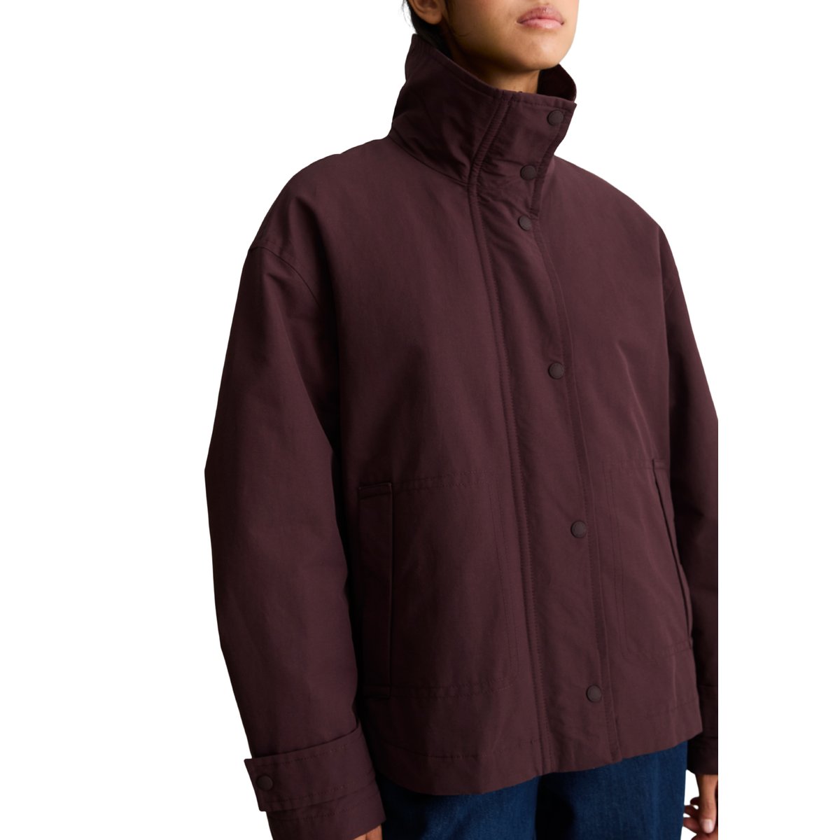 Veste d'extérieur décontractée en coton-nylon rouge, MARC O’POLO DENIM