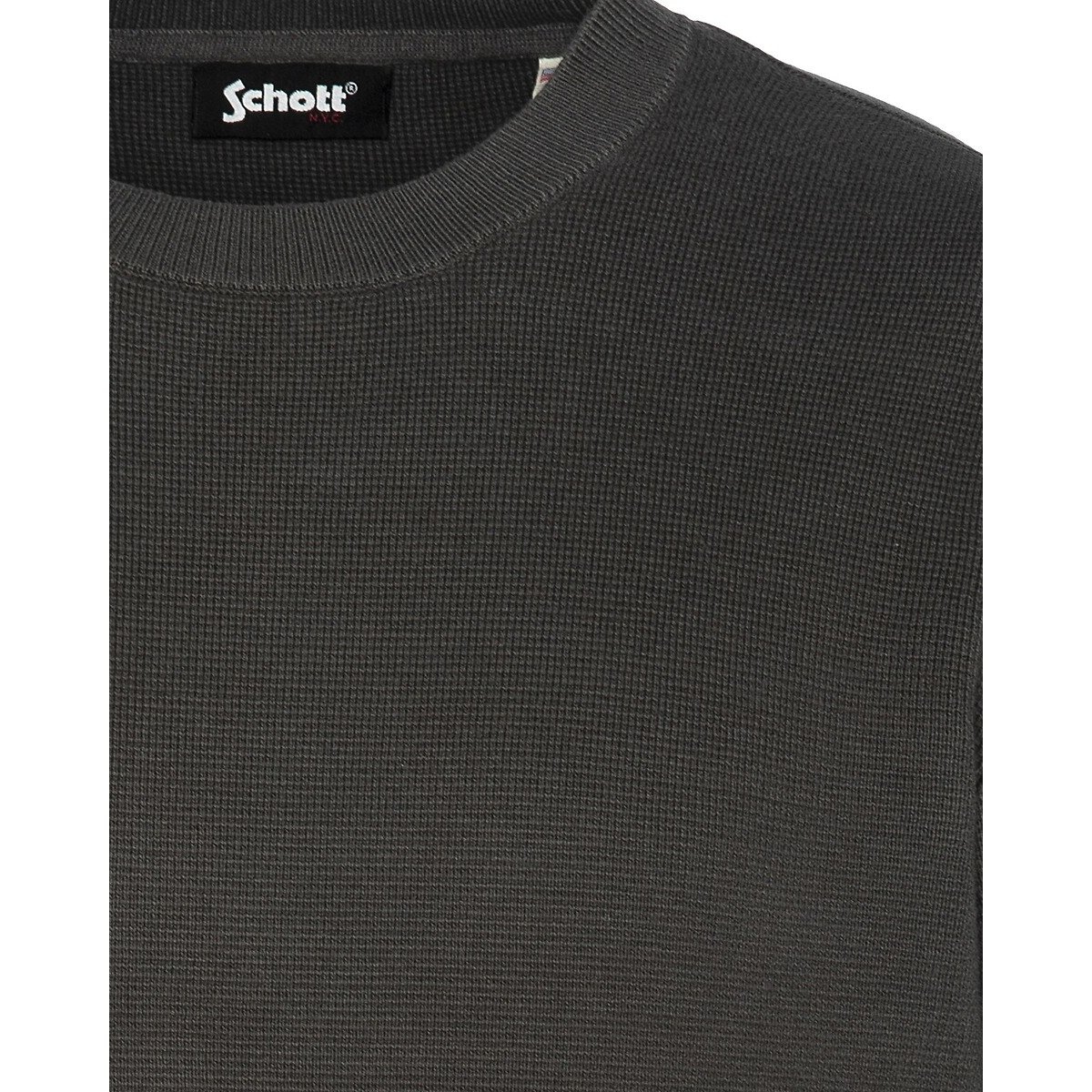 Pull col rond, PLKERN1 kaki, SCHOTT