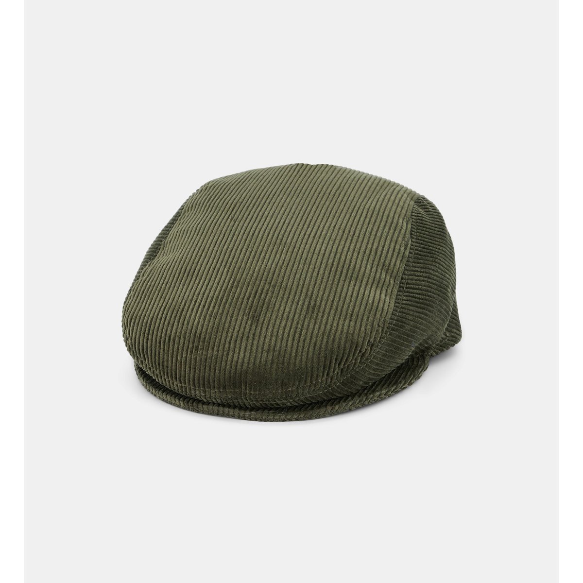 Casquette plate bjorn velours milleraies kaki, GALERIES LAFAYETTE