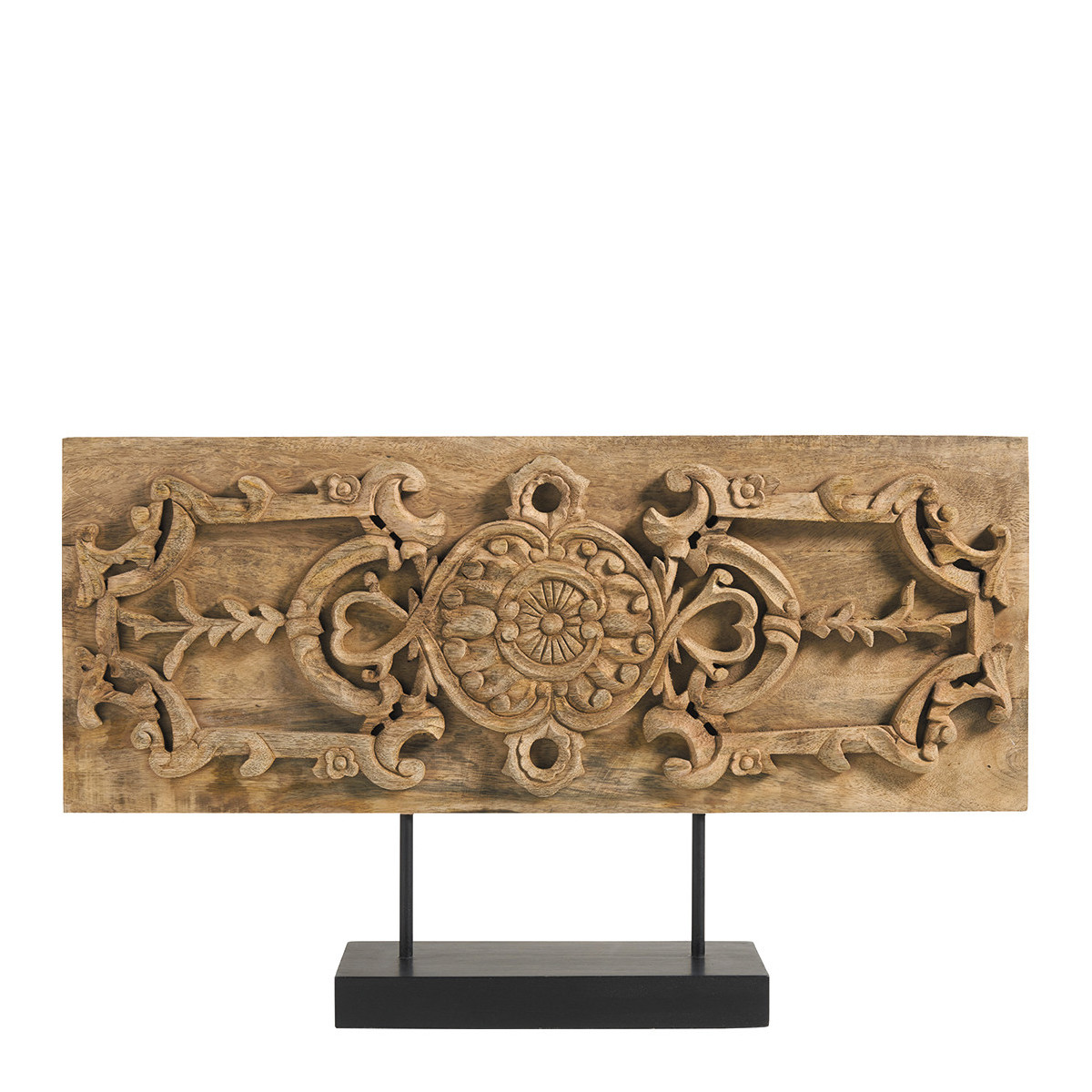 Statue en manguier beige, BLANC D’IVOIRE