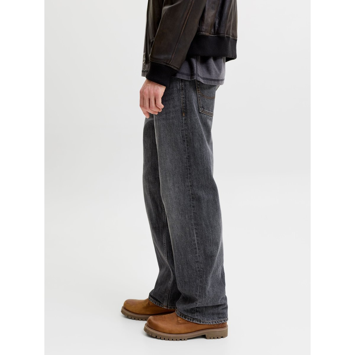Jean Coupe Droite black denim, JACK & JONES