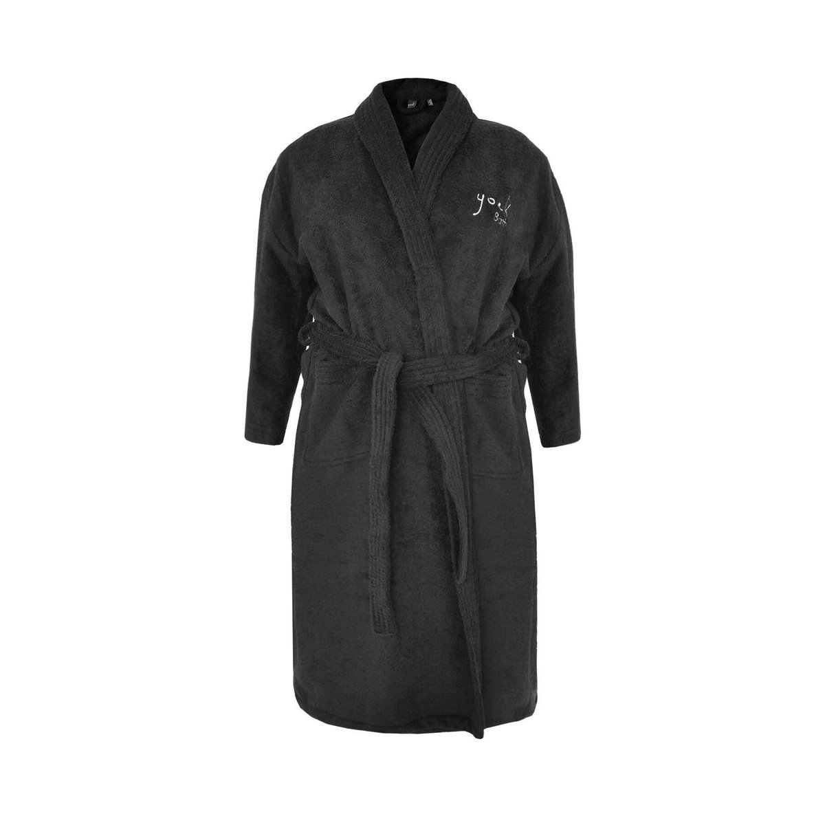 peignoir manches longues noir, YOEK