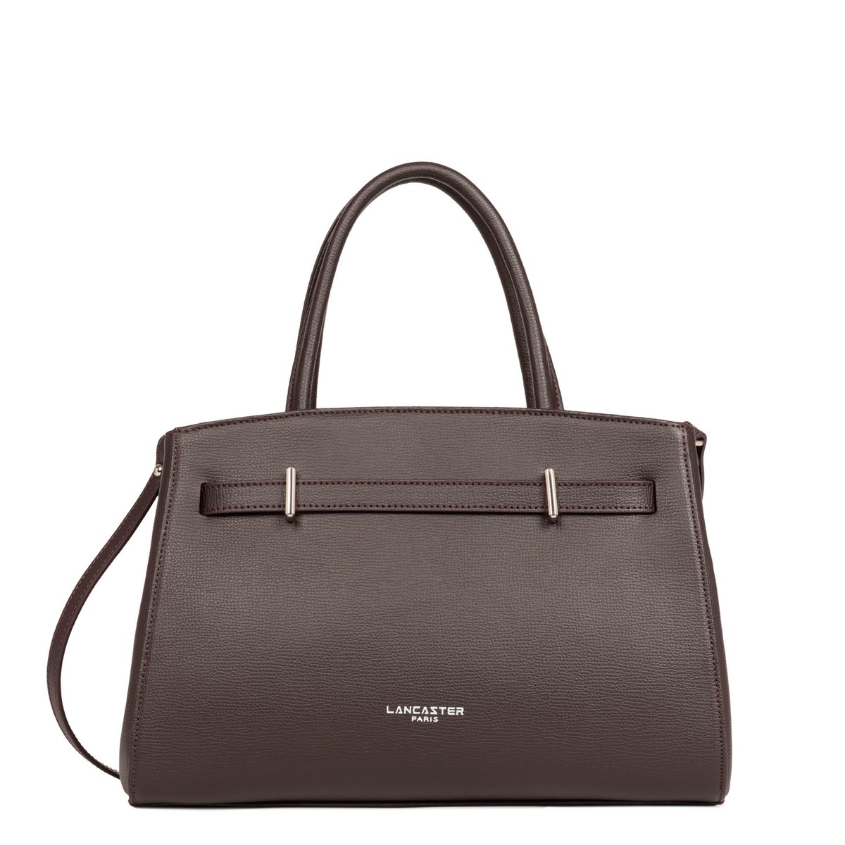 Sac à main, Made in France SIERRA FR marron foncé, LANCASTER