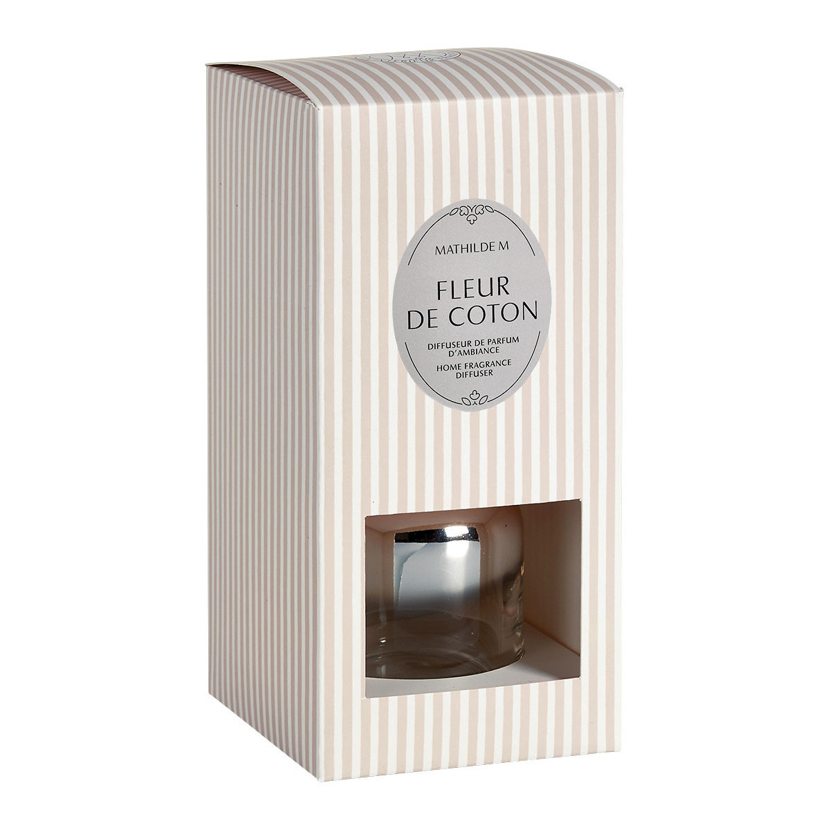 Diffuseur de parfum d'ambiance 200 ml - Fleur de Coton transparent, MATHILDE M