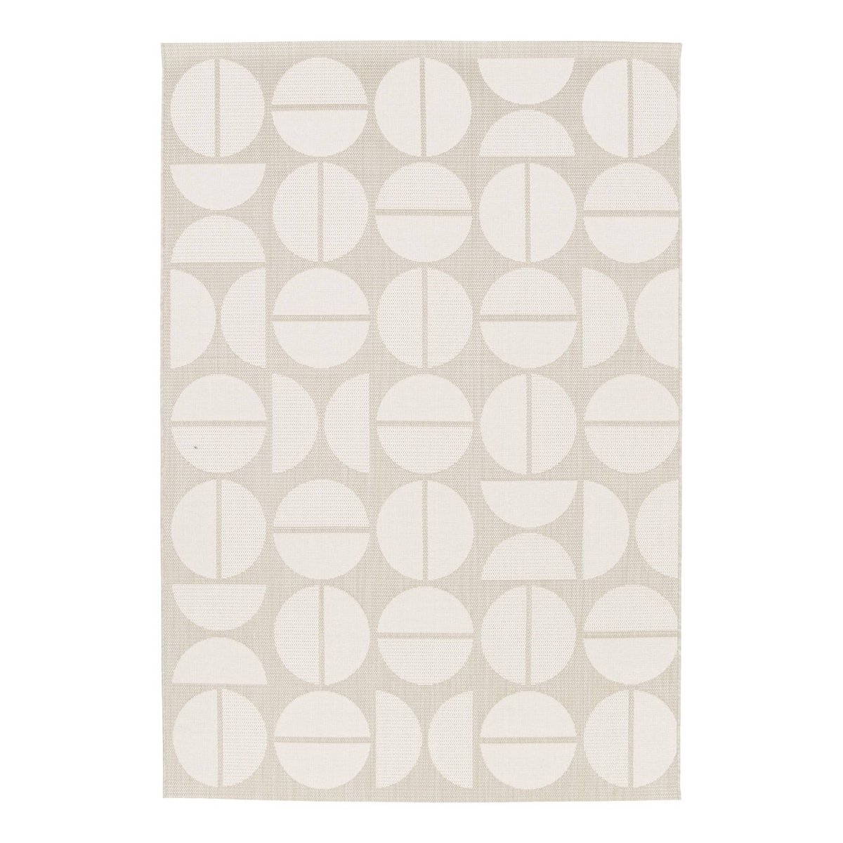 Tapis intérieur rectangulaire contemporain MEGAN crème, SWEEEK