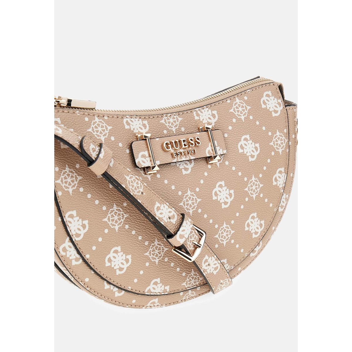 Sac D’épaule Silia Logo 4G Pivoine beige, GUESS